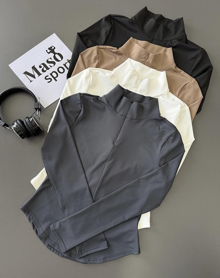 سویشرت نیم زیپ مخفی