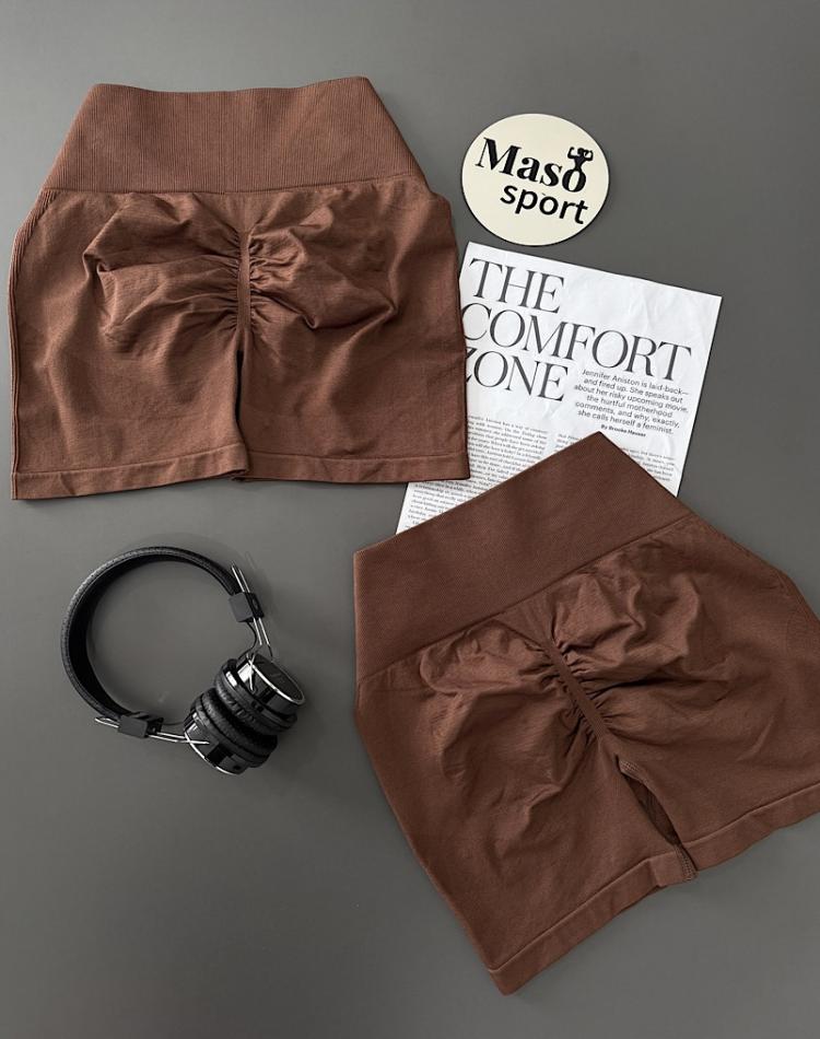 شلوارک سیملس(تک رنگ قهوه ای)